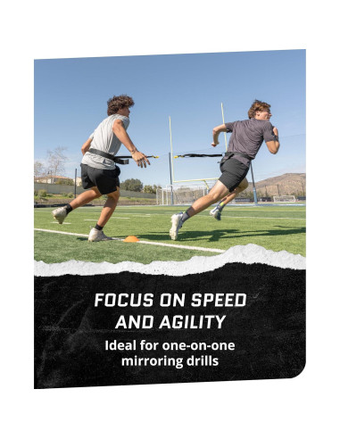 Cinturón de Agilidad Dual SKLZ Ajustable con Retroalimentación