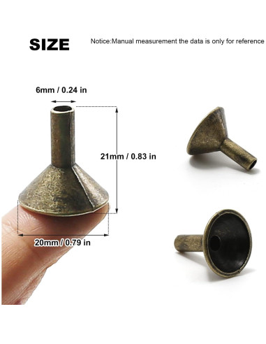 50 Bandejas de Incienso de Metal EATAKWARD Doradas 2.08cm