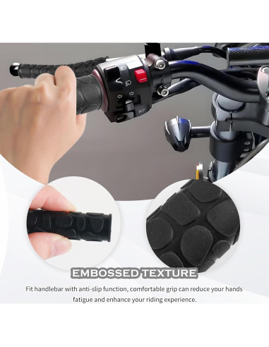 Cubiertas de Agarre Antideslizante YGDMD para Motocicleta 4PCS