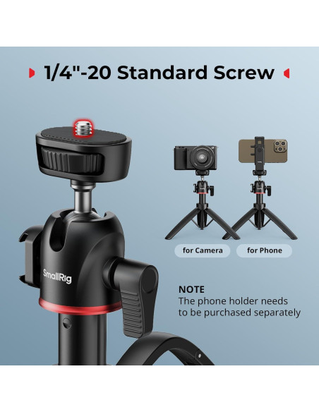 Trípode Mini Extensible SmallRig 5285 para Cámara y Smartphone