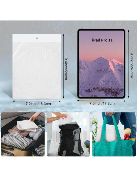 Guirnd Ponchos Desechables Transparentes para Adultos - 4 Piezas