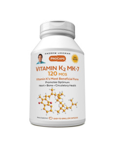 Vitamina K2 MK7 120 mcg Andrew Lessman 30 Gelatinas Blandas