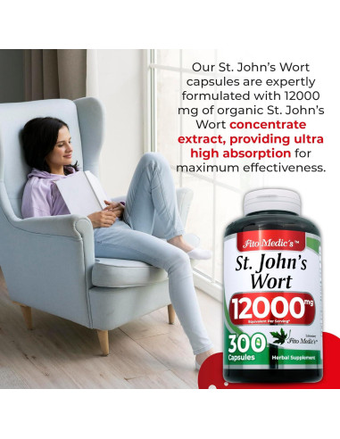 Cápsulas de Hierba de San Juan FITO MEDIC'S 300 Unidades 600 mg