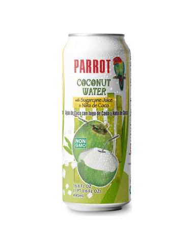 Agua de Coco Parrot con Jugo de Caña y Nata 12 Pack 1992ml
