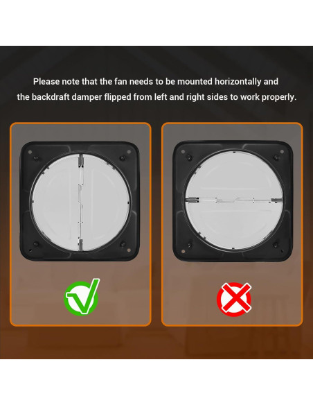 Ventilador Extractor de Cocina YOZON 8" 700 CFM 50W