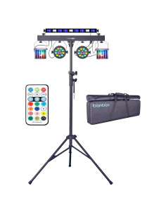 Luces de DJ 5 en 1 Blinblin con Soporte y Control Remoto