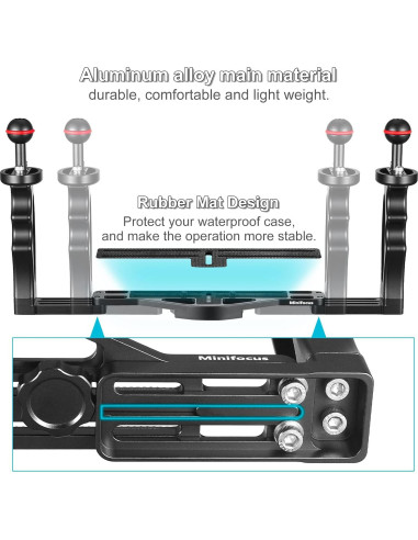 Soporte de Cámara Submarina MINIFOCUS MF-22 con Asa