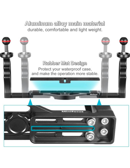 Soporte de Cámara Submarina MINIFOCUS MF-22 con Asa