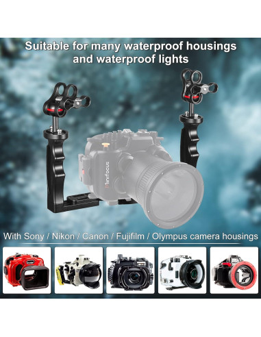 Soporte de Cámara Submarina MINIFOCUS MF-22 con Asa