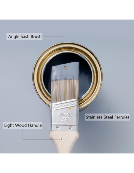 Kit de Rodillos de Pintura YiBaiBrush 18 Piezas 22,86 cm