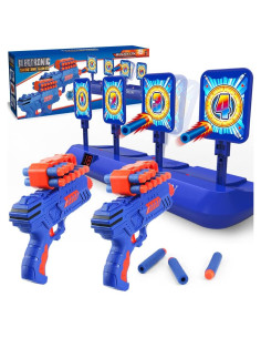 BAODLON Objetivos Digitales de Tiro con 2 Pistolas y 40 Dardos