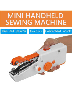 Máquina de Coser de Mano Mejorada para Principiantes - Naranja 2