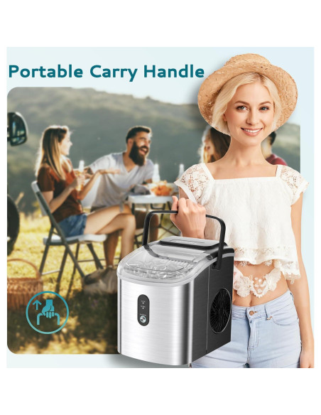 Máquina de Hielo EUHOMY IM-18SX 11.89 kg/día Portátil Máquina de Hielo EUHOMY IM-18SX 11.89 kg/día Portátil