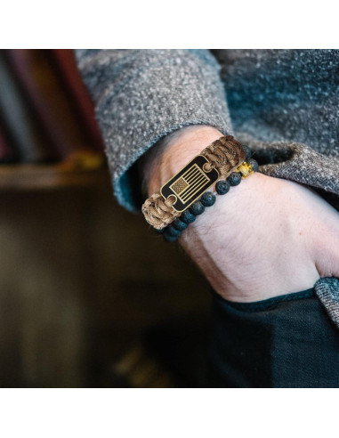 Pulsera Táctica de Supervivencia VAYOBOO Camuflaje Verde L