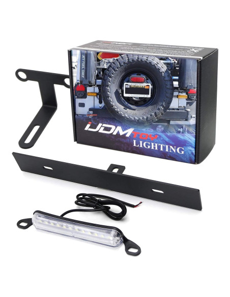 Soporte de Placa de Matrícula iJDMTOY LED Jeep 2007-2017