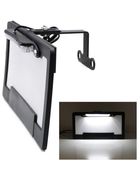 Soporte de Placa de Matrícula iJDMTOY LED Jeep 2007-2017