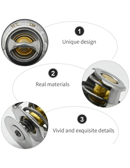 Kit de termostato Anxingo 658-170 657-203 para Chrysler/Dodge