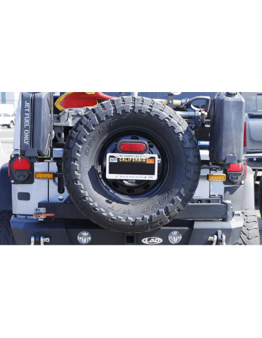 Soporte de Placa de Matrícula iJDMTOY LED Jeep 2007-2017