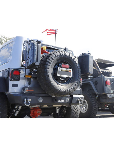 Soporte de Placa de Matrícula iJDMTOY LED Jeep 2007-2017