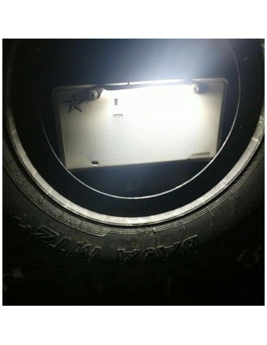 Soporte de Placa de Matrícula iJDMTOY LED Jeep 2007-2017