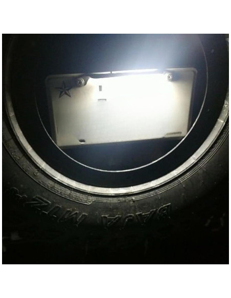 Soporte de Placa de Matrícula iJDMTOY LED Jeep 2007-2017