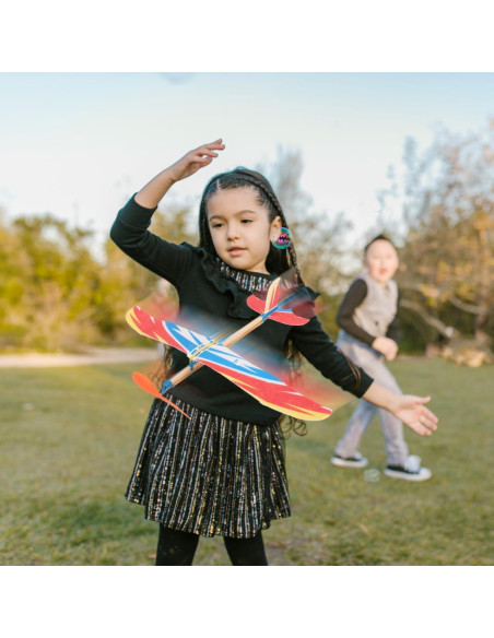10 Piezas Juguete de Avión de Madera NUOBESTY 40.96x30.99cm