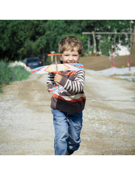 10 Piezas Juguete de Avión de Madera NUOBESTY 40.96x30.99cm