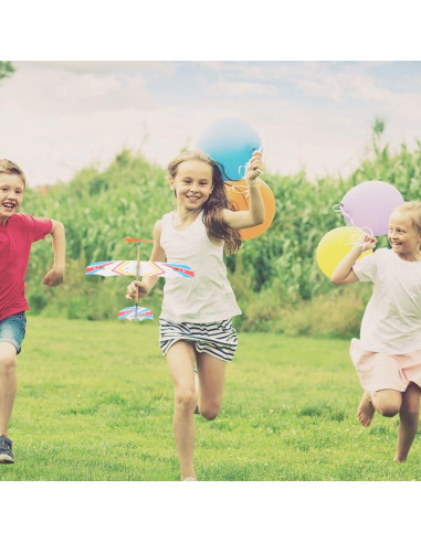 10 Piezas Juguete de Avión de Madera NUOBESTY 40.96x30.99cm