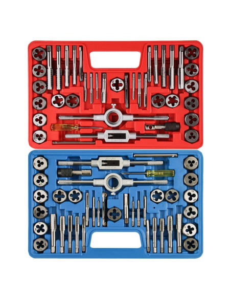 Juego de 80 Piezas de Machos y Matrices Anfrere M3 a M12