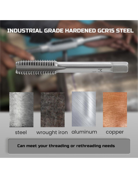 Juego de 80 Piezas de Machos y Matrices Anfrere M3 a M12