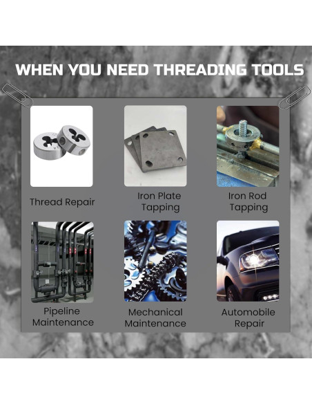 Juego de 80 Piezas de Machos y Matrices Anfrere M3 a M12