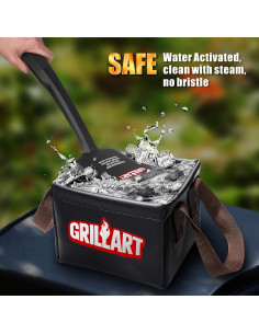 Cepillo para Parrilla GRILLART SteamWizards Sin Cerda 2