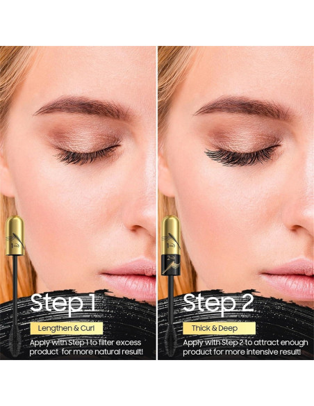 Máscara 2-en-1 Fanterday para Pestañas Dramáticas 14cm Máscara 2-en-1 Fanterday para Pestañas Dramáticas 14cm