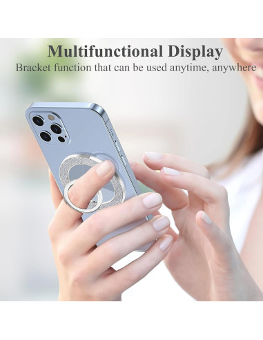 Soporte Magnético LIZIMANDU para Teléfono MagSafe Plata