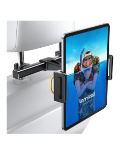 Soporte para Tablet Lamicall en Reposacabezas Auto Negro