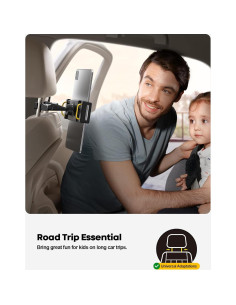 Soporte para Tablet Lamicall en Reposacabezas Auto Negro 2