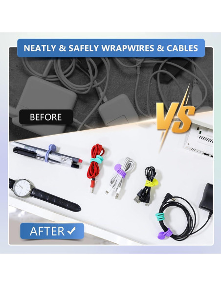 Organizadores de Cuerdas Magnéticas FGSAEOR Paquete de 12