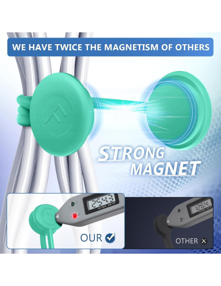 Organizadores de Cuerdas Magnéticas FGSAEOR Paquete de 12