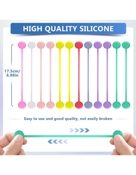 Organizadores de Cuerdas Magnéticas FGSAEOR Paquete de 12