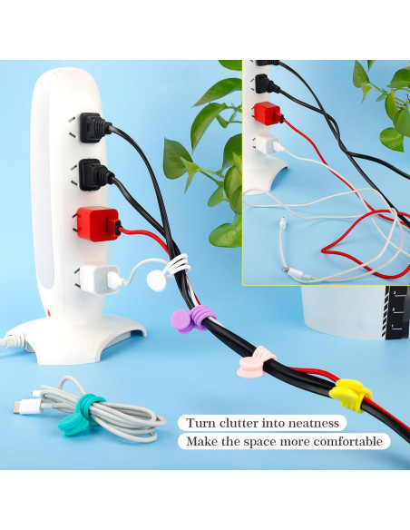 Organizadores de Cuerdas Magnéticas FGSAEOR Paquete de 12