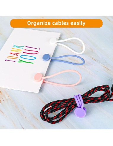 Organizadores de Cuerdas Magnéticas FGSAEOR Paquete de 12