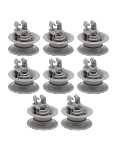 Conjunto de Ruedas para Estante Superior Bosch 8 Pcs Gris