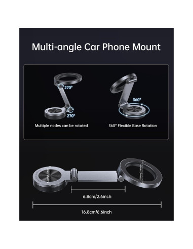 Soporte Magnético para Teléfono SYNCWIRE MagSafe 360 Ajustable