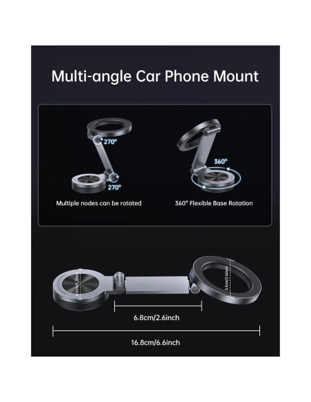 Soporte Magnético para Teléfono SYNCWIRE MagSafe 360 Ajustable Soporte Magnético para Teléfono SYNCWIRE MagSafe 360 Ajustable