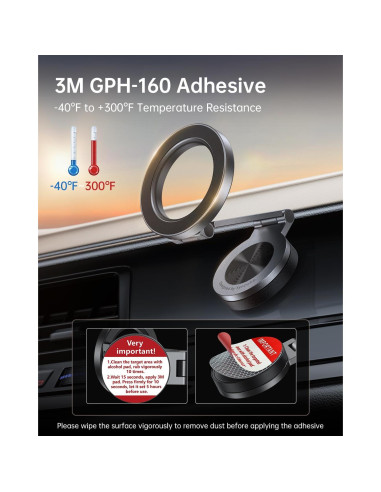 Soporte Magnético para Teléfono SYNCWIRE MagSafe 360 Ajustable