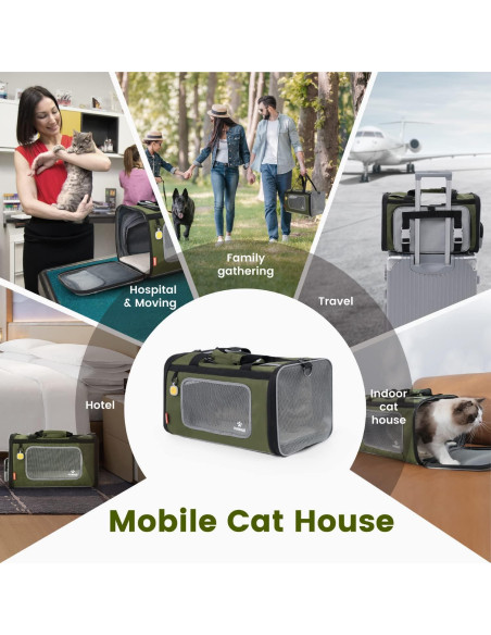 Transportín para mascotas Pawaii 42.9x26.9x26.9cm 5.9kg Transportín para mascotas Pawaii 42.9x26.9x26.9cm 5.9kg