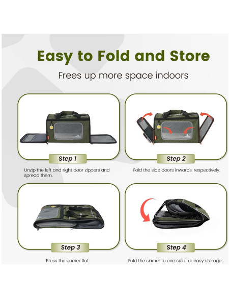 Transportín para mascotas Pawaii 42.9x26.9x26.9cm 5.9kg Transportín para mascotas Pawaii 42.9x26.9x26.9cm 5.9kg