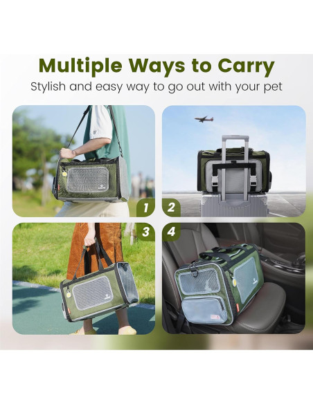 Transportín para mascotas Pawaii 42.9x26.9x26.9cm 5.9kg Transportín para mascotas Pawaii 42.9x26.9x26.9cm 5.9kg