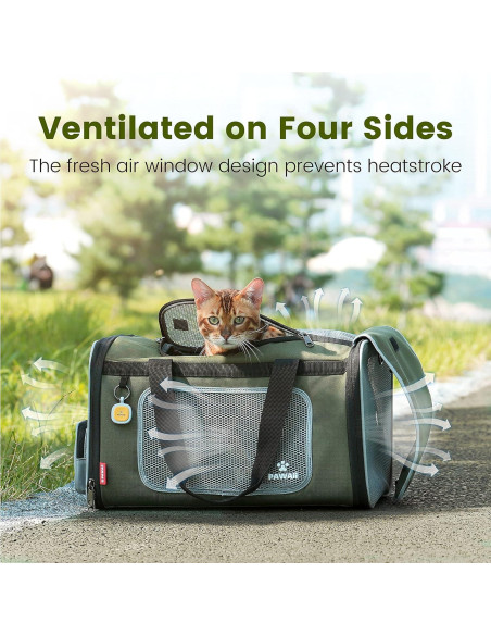 Transportín para mascotas Pawaii 42.9x26.9x26.9cm 5.9kg Transportín para mascotas Pawaii 42.9x26.9x26.9cm 5.9kg