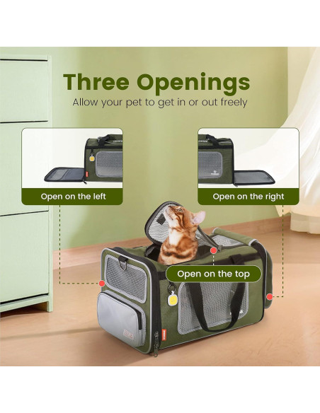 Transportín para mascotas Pawaii 42.9x26.9x26.9cm 5.9kg Transportín para mascotas Pawaii 42.9x26.9x26.9cm 5.9kg